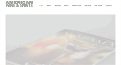Desktop Screenshot of americanwineandspirits.com